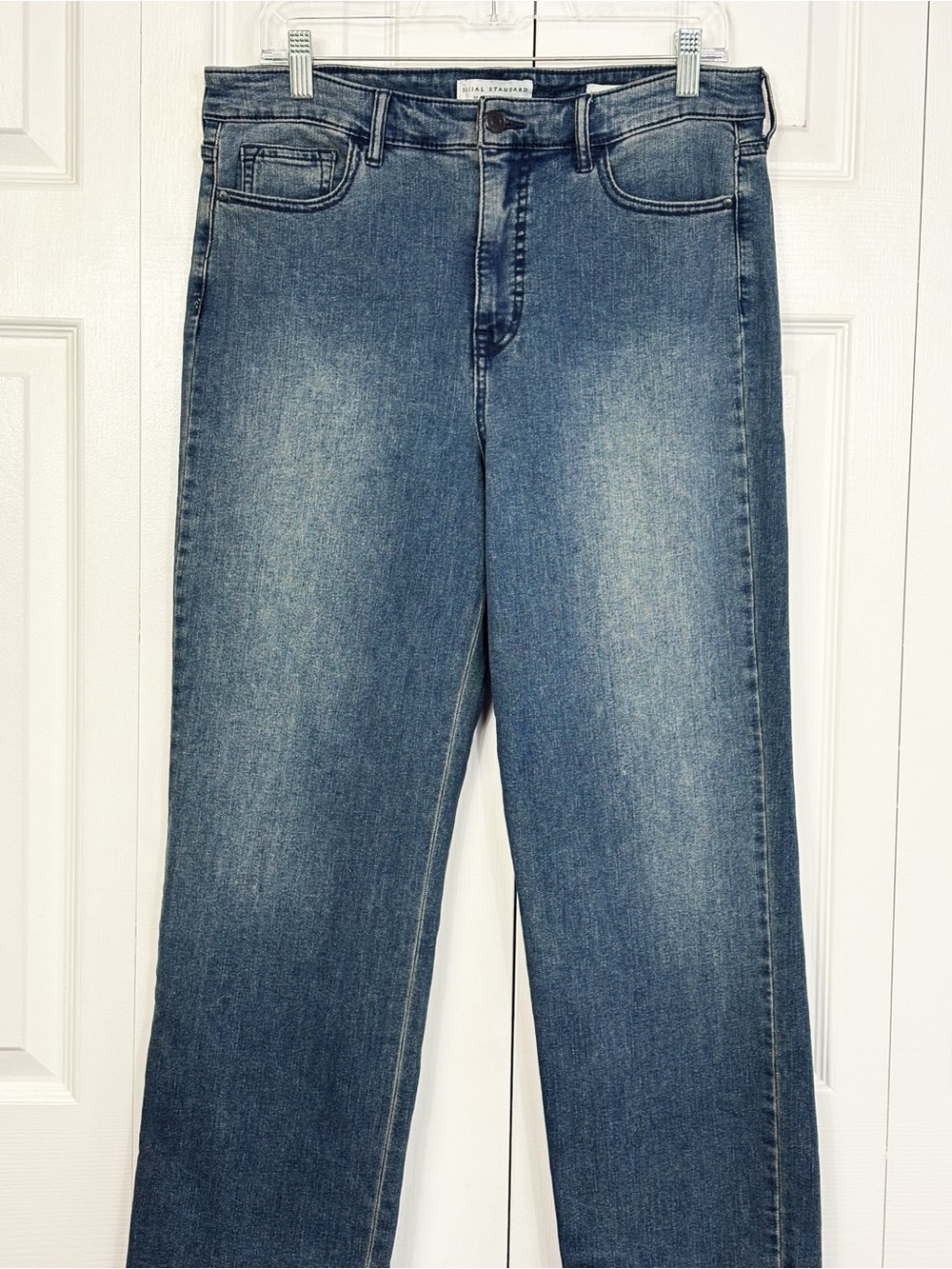 Social Standard by Sanctuary Denim High Rise Crop Straight Leg Jeans 12